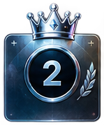 Rank 2 medal